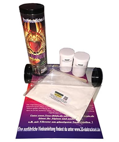Penis Abdruckset in XL von Your Dildo in Farbe BLAU, 2 X Abdruck Alginat