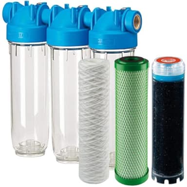 purway Crystal Group DP3 PCBPLA 10mcr 3/4" Brunnenwasserfilter Hauswasserfilter Pumpenfilter
