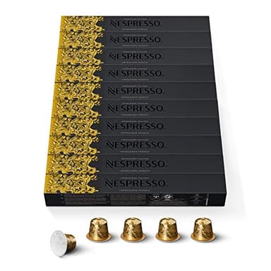 NESPRESSO ORIGINAL Ispirazione Venezia, Dunkle Röstung, Kompatibel mit ORIGINAL Kaffeemaschinen, Kapsel Set aus 100 Kaffeekapseln