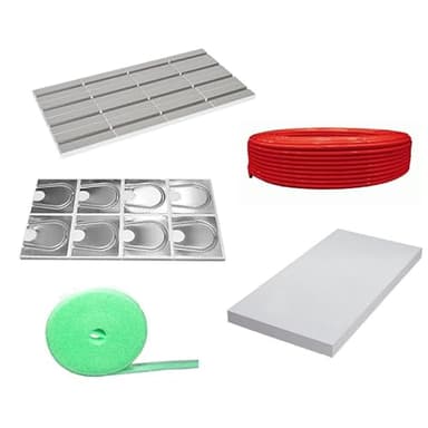 Maincor | Fußbodenheizung Trockenbausystem Set | 12,5 VA | 10 m²