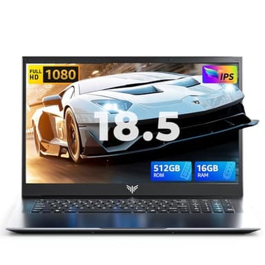 ACEMAGIC AX18 18,5 Zoll Laptop,8000mAh,Twin Lake N150 (bis zu 3,6 GHz), 16 GB DDR4 512 GB SSD bis zu 2 TB, 1920 x 1080 IPS Full HD Laptop, BT5.0, HDMI, Typ-C, 180° Öffnen und Schließen