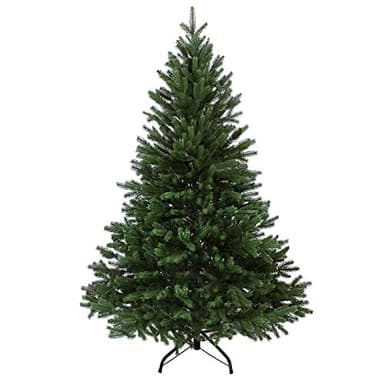 BB Sport Luxus Christbaum 210 cm Dunkelgrün künstlicher Weihnachtsbaum PE/PVC Spritzguss Mix Tannenbaum Standfuß