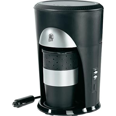 All Ride Trading Kaffeemaschine 39147 12 V, Schwarz (Schwarz)