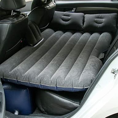 Sinbide Auto SUV Luftmatratze Auto elektrisch aufblasbare Matratze mit Pumpe Luftbett Bewegliche Dickere Luftbett Matratze für Reisen Camping Outdoor
