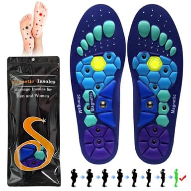 Einlagen zum Abnehmen, Magnetische Einlegesohlen Magnetischen Akupressur Einlagen Erleichterung Für Schmerzende Füße Mit Schuheinlagen Orthopädische gegen Müdigkeit und Fußschmerzen Küchenwerkzeug(04)