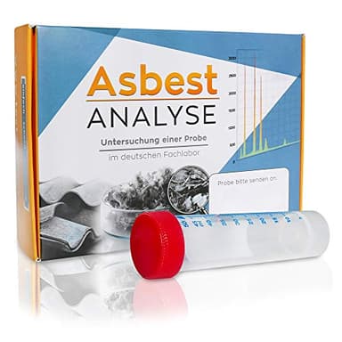 Asbest Test zum Nachweis von Asbest in einer Staubprobe oder Materialprobe