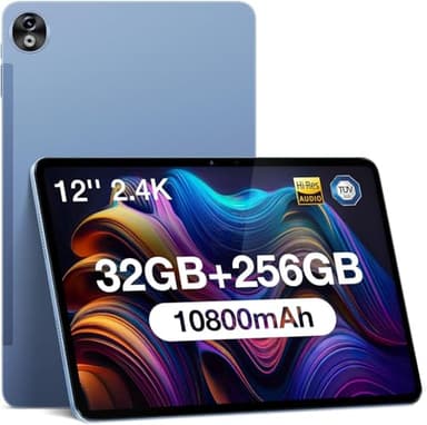 DOOGEE T20 Ultra Tablet 12 Zoll, 32GB RAM 256GB ROM(2TB TF) Helio G99 Octa-Core Android Gaming Tablet, 10800mAh, 2.4K Display, 16MP+8MP Dual SIM, 4G LTE /5G WiFi/GMS/GPS/Widevine L1