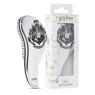Harry Potter Detangling Haarbürste zum Entwirren, Geschenkidee für Damen und Mädchen, offizielles Zubehör (Silber)