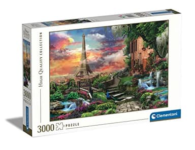 Clementoni 33550 Traumhaftes Paris – Puzzle 3000 Teile ab 9 Jahren, buntes Erwachsenenpuzzle mit kräftigen Farben, Geschicklichkeitsspiel für die ganze Familie, schöne Geschenkidee
