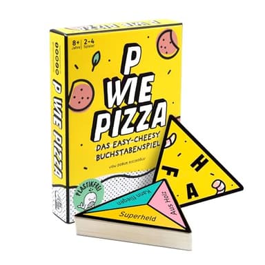 Big Potato P wie Pizza: Kompaktes Reisespiel, Super Zum Mitnehmen | Familien Wortspiel | Großartiges Kartenspiel für Erwachsene und Kinder | Ab 8 Jahren