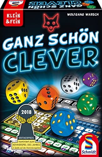 Schmidt Spiele 49340 Ganz Schön Clever, Würfelspiel aus der Serie Klein & Fein, Bunt
