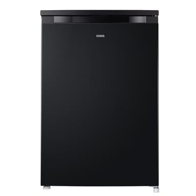 CHIQ kühlschrank mit gefrierfach 107 Liter, mit 13L Gefrierfach|EEK C, 87 kWh/Jahr | 4-Sterne-Gefrieren, -24 °C bis -16 °C| geräuscharm, Schwarz, CTT107BC