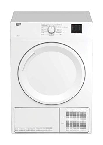 Beko DC 7130 N Kondenstrockner, 7 kg, G100, Elektronische Feuchtemessung, Automatischer Knitterschutz, AquaWave-Schontrommel, 15 Programme, Express Programm