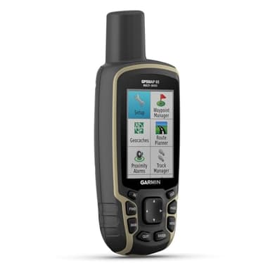 Garmin GPSMAP 65 – Robustes GPS-Outdoor-Navi mit vorinstallierter TopoActive Europakarte und 2,6“ Farbdisplay. Beste Navigation Dank 5 Satellitensystemen & Multi-Frequenz-Technologie, wasserdicht.