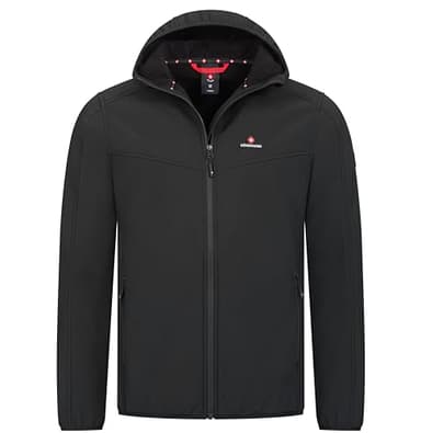 Höhenhorn Alpberg Herren leichte Softshell Jacke Outdoor Schwarz Gr. L