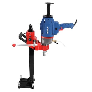 Betonbohrgerät mit Ständer max. Durchmesser ø 205 mm 2300 W, bis zu 14000 U/Min, innovatives Wasserzufuhrsystem, Überstromschutz, Sanftanlauf, Universeller Bohrkronenanschluss 1¼'' und mehr