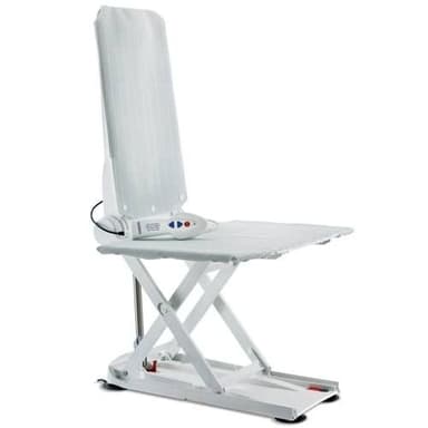 Badewannenlifter AQUATEC ORCA F - Metall oder Kunststoff hoher Dichte - Weiß - Badewannenlift mit feststehender Rückenlehne und robustem Rahmen - Gesundheitsladen