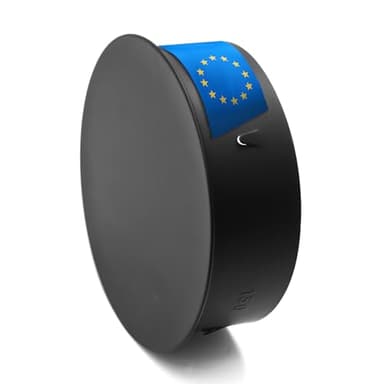 raik Blindkappe Abdeckung 150 mm Durchmesser schwarz für Wandabschluss Doppelwandfutter Senotherm beschichtet Stahl 0,6 mm zum Verschließen von Doppelwandfutter Kamin Zubehör Made in EU