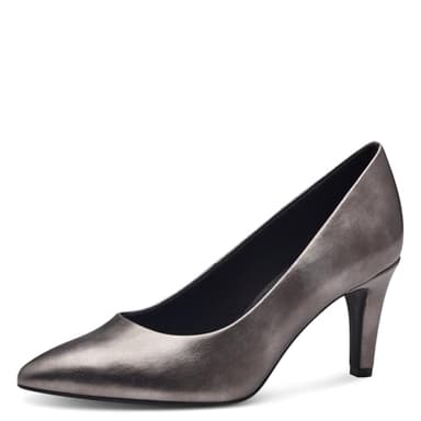 s.Oliver Damen Pumps Spitz Elegant, Silber (Pewter), 40 EU