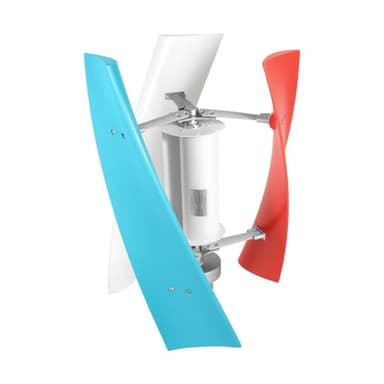 Windkraftanlage, 450W 12V Windkraftanlage Vertikal Windturbinen mit Controller, Start Windgeschwindigkeit 1.3m/s, 3 Klingen Windkraft Windgenerator
