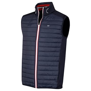 Calvin Klein Herren Hybrid Gilet - Navy - L.