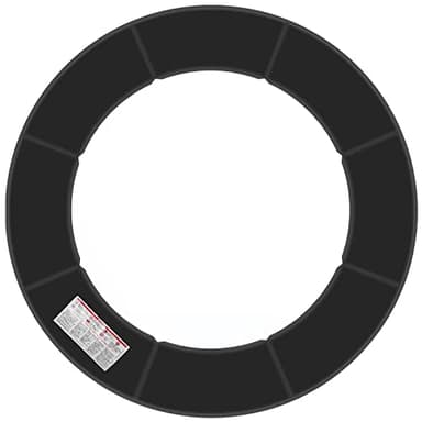 Baunsal® Trampolin Randabdeckung Ø 427 cm mit 30 cm breite in schwarz und 20 mm dick uv-beständig reißfest Trampolin Ersatzteile Trampolin Rahmenpolsterung Schutzrand für das Trampolin Outdoor