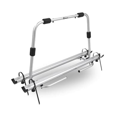 BERGER Super XL Auto Fahrradträger Anhängerkupplung | Kupplungsträger Heckträger für 2 Fahrräder E-Bike Mountainbike klappbar | Aluminium