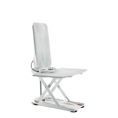 Badewannenlifter Aquatec Orca XL - Weiß - Metall und Kunststoff - Badewannenlift mit ergonomischem Handbedienteil und hoher Rückenlehne mit Nackenstütze - 140 kg Belastbarkeit - Gesundheits-Laden