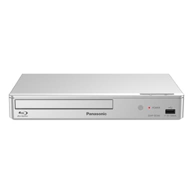 Panasonic DMP-BD84EG-S Smart Network 2D Blu-ray/DVD-Player, Internet-Apps, hochauflösendes Audio, Wiedergabe von externer Festplatte, USB, Ethernet, kompaktes Design, Silber