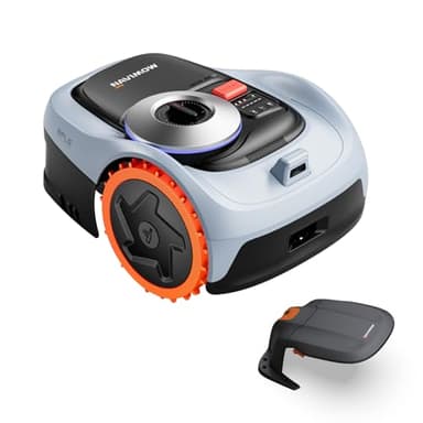 Navimow i205 AWD Mähroboter ohne Begrenzungskabel mit Garage S, Allradantrieb für Steigungen bis zu 45%, EFLS NRTK + Vision, Empf. 500 m², Keine RTK-Antenne erforderlich (Getrennt versandt Werden)