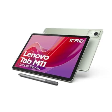 Lenovo Tab M11 Tablet | 11" WUXGA Touch Display | MediaTek Helio G88 | 4GB RAM | 128GB eMMC 5.1 | Android 14 | grün | inkl. Lenovo Tab Pen