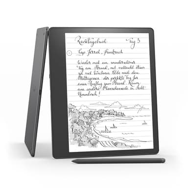 Kindle Scribe (2022) -16 GB – der erste Kindle, der auch ein digitales Notizbuch ist – mit Paperwhite-Bildschirm (10,2 Zoll, 300 ppi) und Premium-Eingabestift. Mit Notizbuchzusammenfassung.