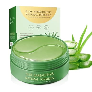 Augenpads,60 PCS Eye Pads,Augenpads Gegen Augenringe,Deep Hydration Feuchtigkeitsspendende Eye Pad Mask,Kollagen Hydrogel Anti Aging,Hyaluronsäure Augenmaske Dunkle Augenringe Entfernen (Grün25101301)