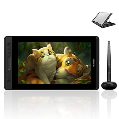 HUION Kamvas Pro 13 Grafiktablett mit HD-Display 33,8 cm (13,3 Zoll), Zeichenmonitor, ideal für Malerei, Fotobearbeitung und Heimarbeit, kompatibel mit Chromebook, Windows & Mac