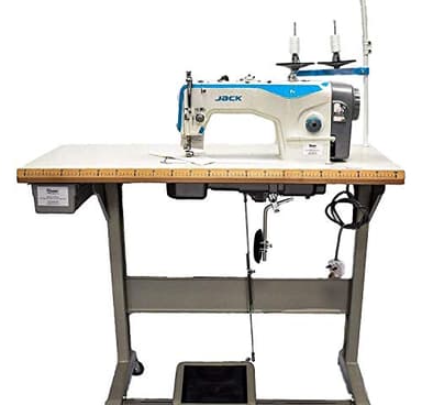 Konsew Jack F 4 Direct Drive Lockstitch Großindustrielle Nähmaschine in Weiß, Blau
