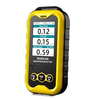 Geigerzähler Radioaktivität FS5000 Strahlendetektor Nukleare Strahlungsmesser mit PC Software Beta Gamma Röntgen Wiederaufladbare Strahlungsmesser Radioaktiver Monitor Tester