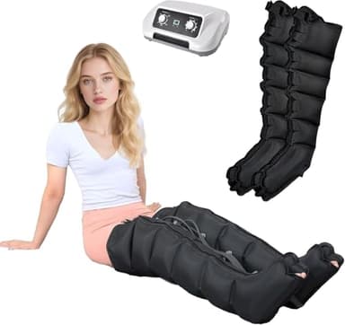 Lymphdrainage-Gerät für Beine und Arme Professionelles Beinmassagegerät zur Lymphdrainage – Ideal bei Lipödem, Wassereinlagerungen und Schwellungen Wadenmassagegerät mit Kompressionstechnologie