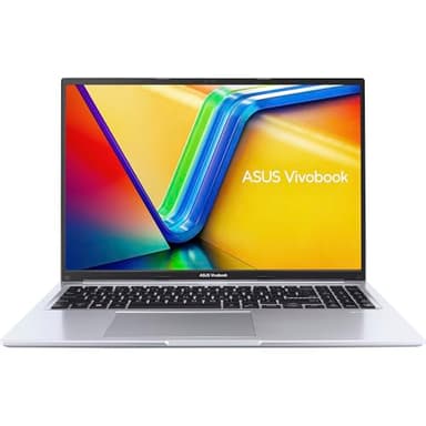 ASUS Vivobook 16 Laptop | 16" WUXGA entspiegeltes IPS Display | AMD Ryzen 5 7430U | 16 GB RAM | 512GB SSD | AMD Radeon | Windows 11 | QWERTZ Tastatur | Cool Silver