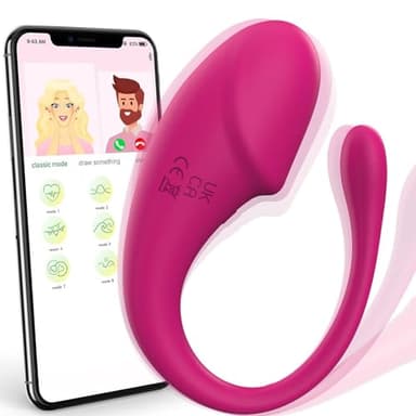 ChicLSQ Vibrationseier für Frauen Vibro ei Vibratoren für Sie Klitoris und G-punkt mit stoßfunktion Funk Sex Spielzeug für Paare APP Vibrator mit 9 Modi Erotisches Sexspielzeug Bullet-Vibratoren