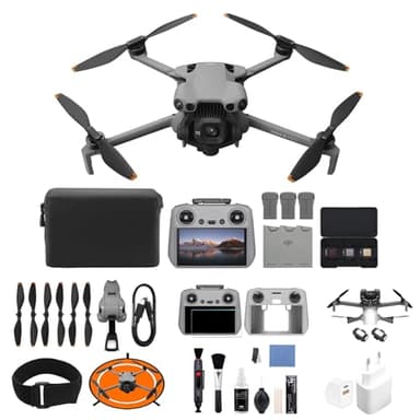 DJI Mini 5 Pro Fly More Combo mit DJI RC 2 Bundle, 4K Drohne mit Kamera für Anfänger, C0-Zertifiziert, 1-Zoll CMOS, Hinderniserkennung, 225°-Gimbal-Rotation (Mehrere Zubehörteile Bundle)