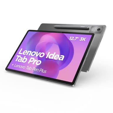 Lenovo Idea Tab Pro Tablet | 12.7" 3K Display | MediaTek Dimensity 8300 | 8GB RAM | 256GB eMMC Speicher | Android | Luna grau | inkl Tab Pen Plus