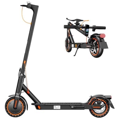 TODIMART Escooter Roller mit Straßenzulassung T3, 350-500W Bürstenloser Motor, 30km Reichweite, 8,5-Zoll-Runflat-Reifen, Doppelbremssystem