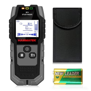 Leitungssucher Ortungsgerät HANMATEK SF2 Wand Scanner Detektor Multifunktional Stud Finder Holz/Eisenmetalle/Nichteisenmetalle/Kabel