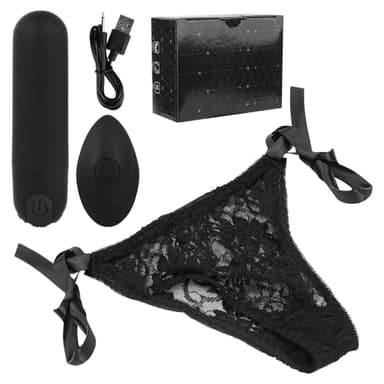 GKLWEJ Höschen mit Vibrator, Slip-Vibrator, Secret panty, Vibro Ei mit 10 Vibrationsmodi und fernbedienung, Vibrator Klein, Mini Vibration für Frauen, Vibrator für Unterwegs