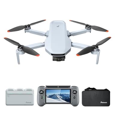 Potensic ATOM 2 Fly More Combo mit RC PTD 1, Drohne mit Kamera 4K HDR-Video, 8K Foto, unter 249 g, 3-Achsen-Gimbal, 10 km Übertragung, KI-Folgen, Vertikale Aufnahmen, KI-Nacht, QuickShots, Klasse-C0