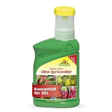 Neudorff Neudo-Vital Obst-Spritzmittel – Fördert die Vitalität von Obstbäumen und -sträuchern und wirkt vorbeugend gegen Pilzkrankheiten, 250 ml