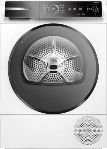 Bosch WQB245B40, Stiftung Warentest GUT (2,5)*, Serie 8 Smarter Wärmepumpentrockner 9 kg, AutoDry Sensorgesteuerte Trocknung, SmartDry Programmautomatik, LED-Display, Selbstreinigender Kondensator