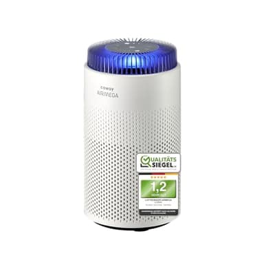 COWAY Luftreiniger Allergiker für Schlafzimmer & kleine Räume, leiser Luftreiniger mit 18,4 dB, CADR 120,1 m³/h, Mood Light, Automatik gegen Pollen, Staub, Tierhaare & Rauch, AIRMEGA 50