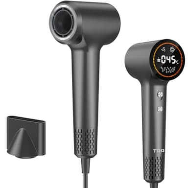 TQQ Haartrockner, 400 Million Plasma Ionen Fön, 110.000 U/min Bürstenloser Motor Schnelles Trocknen Föhn, 57dB Geräuscharm Haarföhn für Zuhause, Reisen