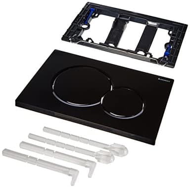 Geberit 115.770. DW. 5 Betätigungsplatte Sigma01, Kunststoff Griff, tiefschwarz RAL9005